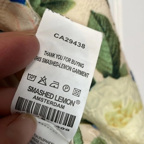 Smashed Lemon Floral/Butterfly Blazer Size 10 - Picture 11 of 13